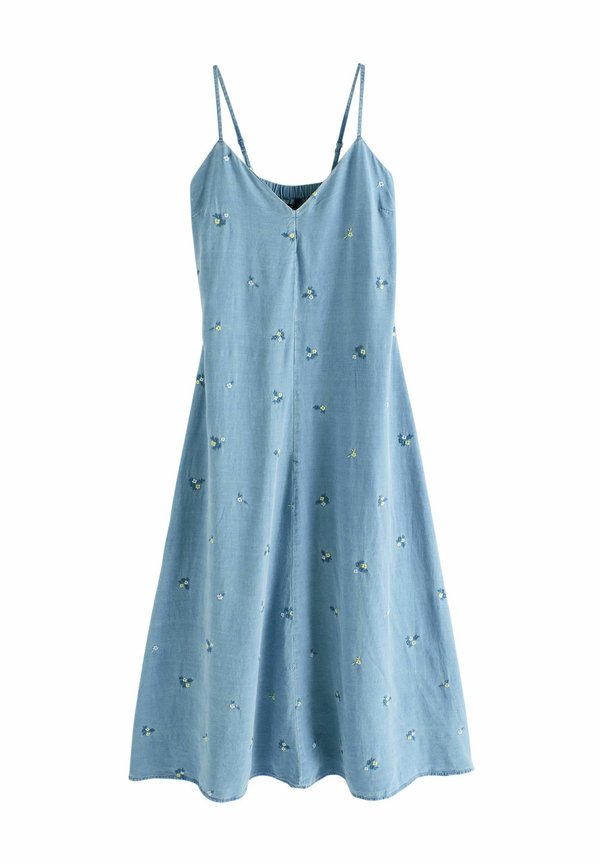 REGULAR FIT - FLORAL EMBROIDERED - Maxikleid