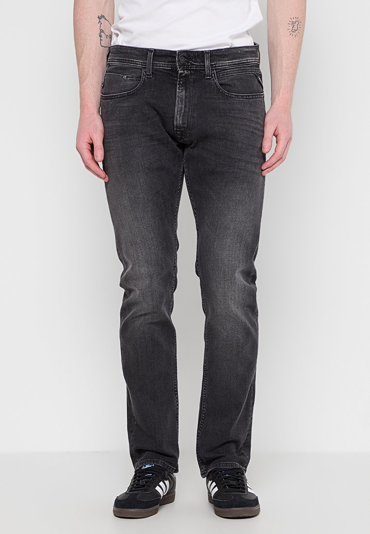 Replay Slim fit jeans donkergrijs Replay Slim fit jeans donkergrijs