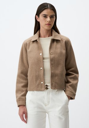Jimmy Key LONG SLEEVE WITH SNAP DETAIL - Light jacket - beige