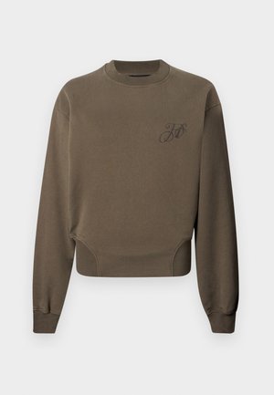 MONOGRAM CREWNECK - Pusa - dusty brown
