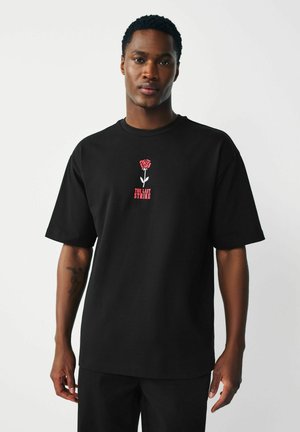 T-shirts print - black skull