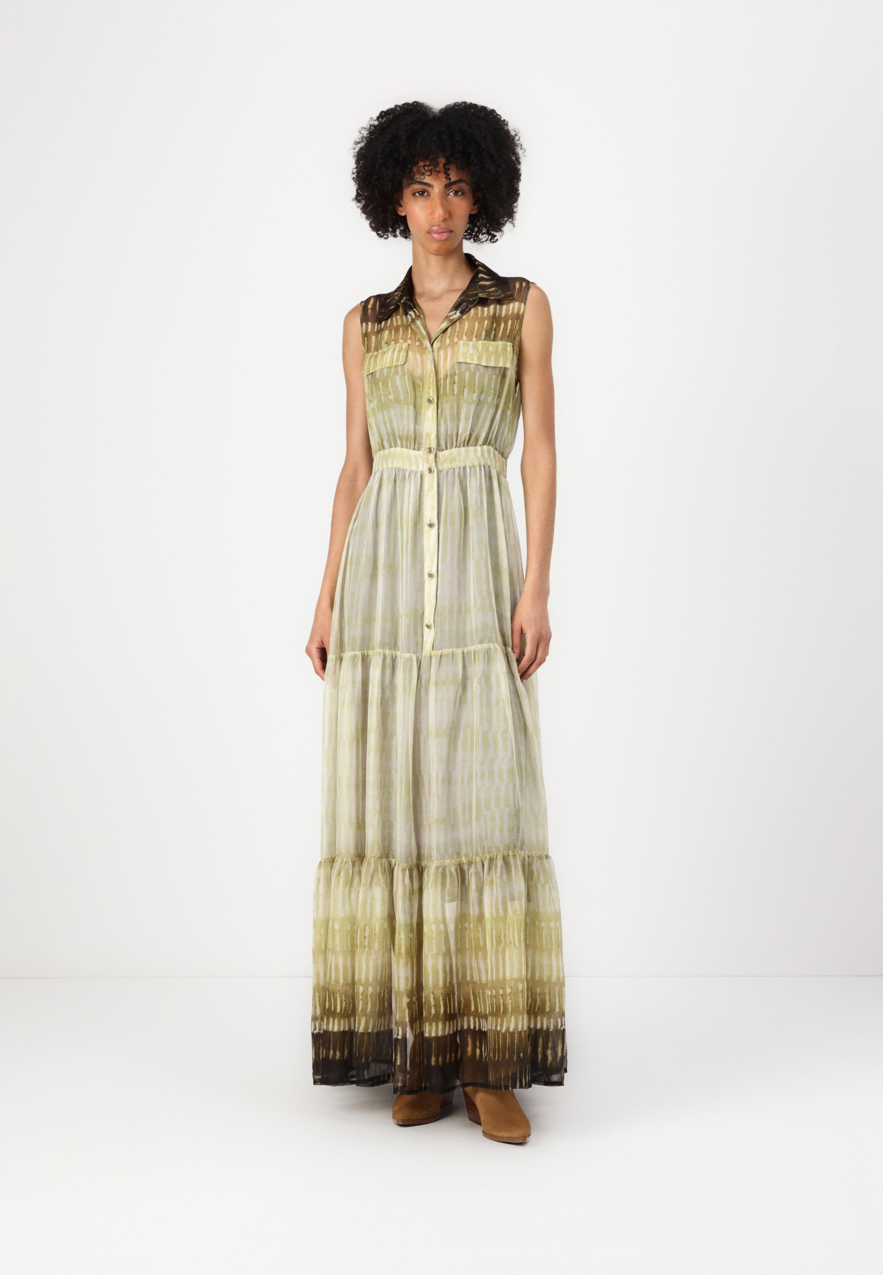 LIU JO ABITO - Shirt dress - green fantasy/multi-coloured - Zalando.co.uk