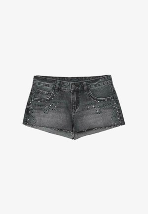 Stradivarius, Short en jean - dark grey