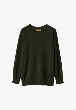 Falconeri, ULTRASOFT WITH SLITS - Strickpullover - dark green