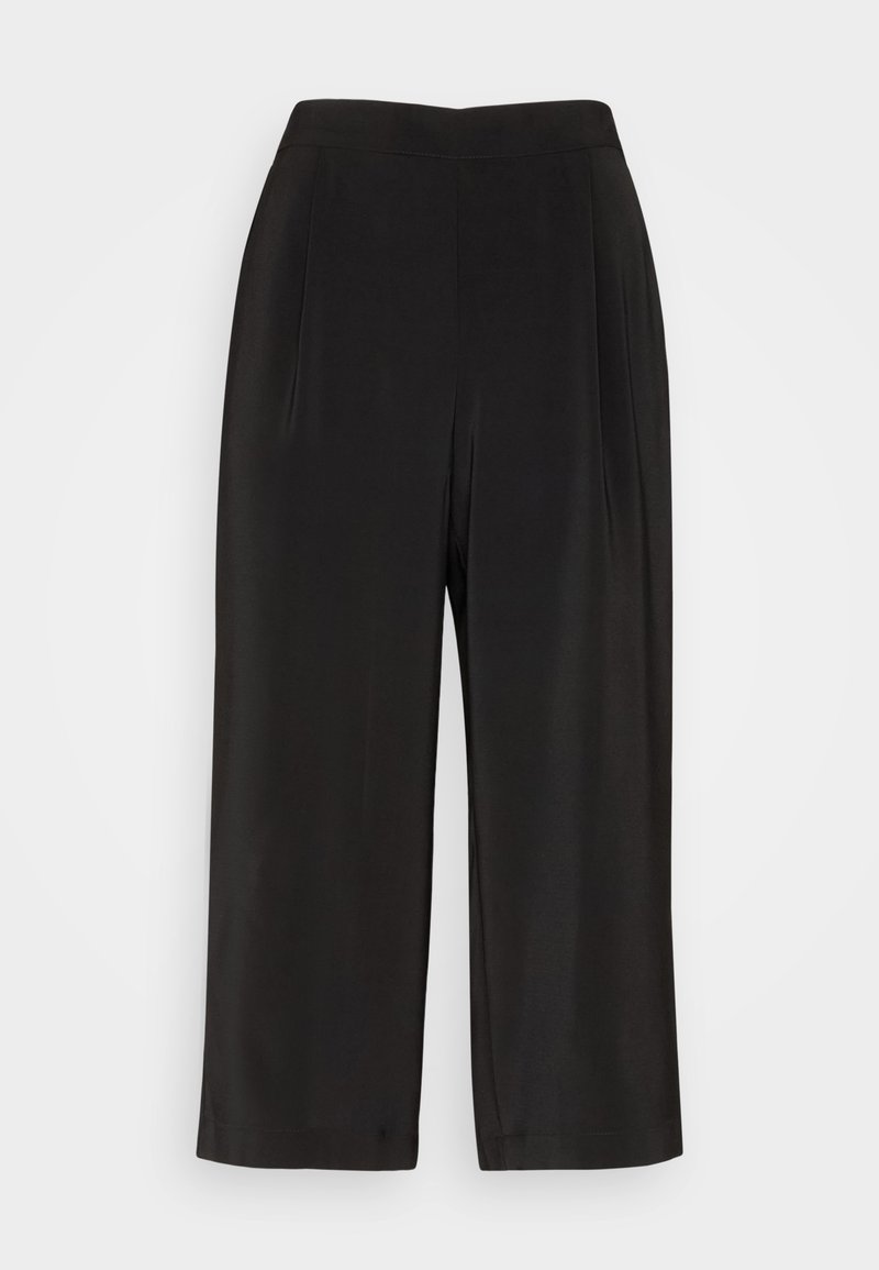 Vero Moda VMCOCO CULOTTE - Trousers - black - Zalando