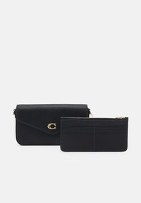 COACH CROSSGRAIN CROSSBODY SET - Mala a tiracolo - black