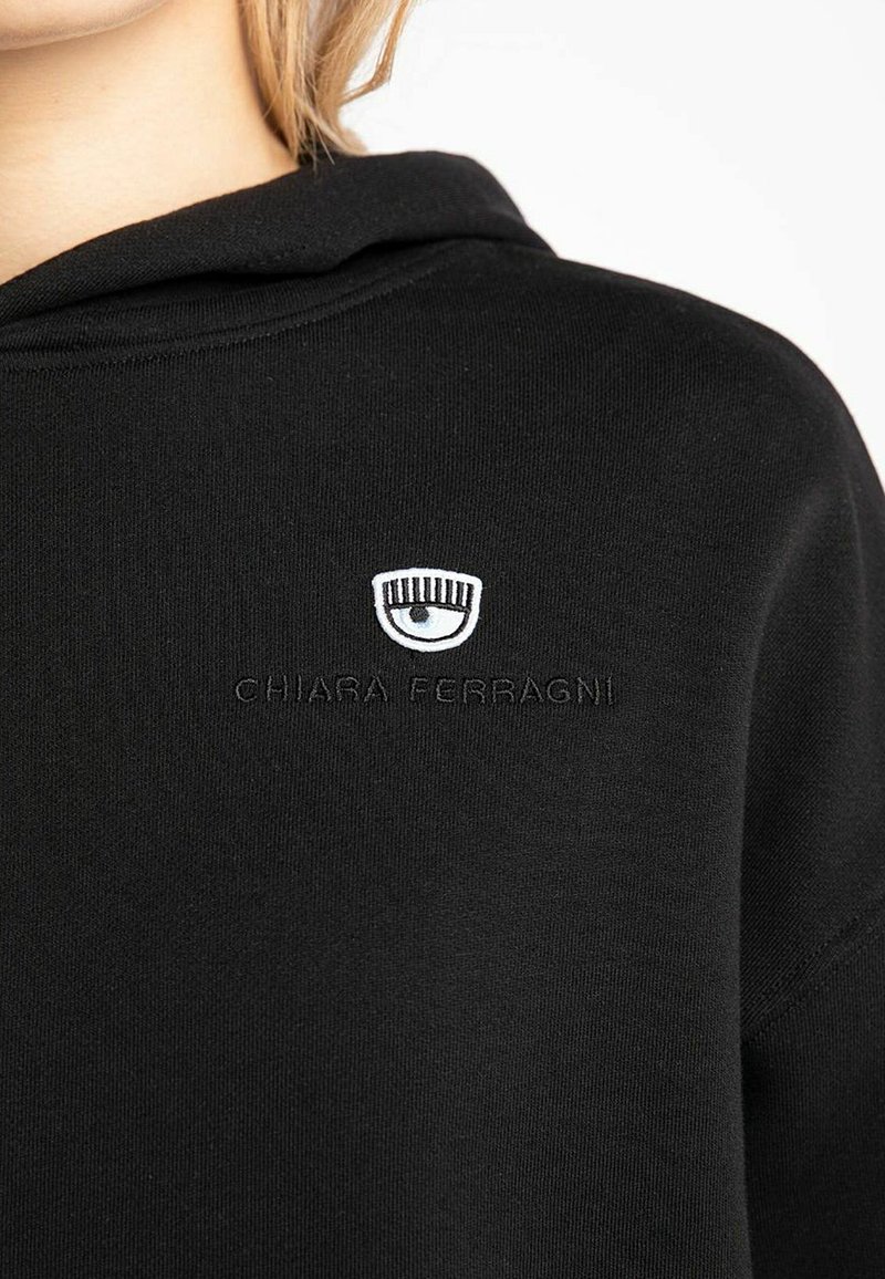 Damen Bekleidung | CHIARA FERRAGNI LOGO Kapuzenpullover black/schwarz - EN61875 Damen Bekleidung | CHIARA FERRAGNI LOGO Kapuzenpullover black/schwarz - EN61875