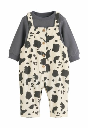 SET - Body - charcoal/cream cow