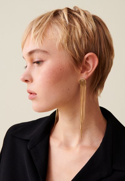 Claudie Pierlot CHAINE - Pendientes - gold-coloured