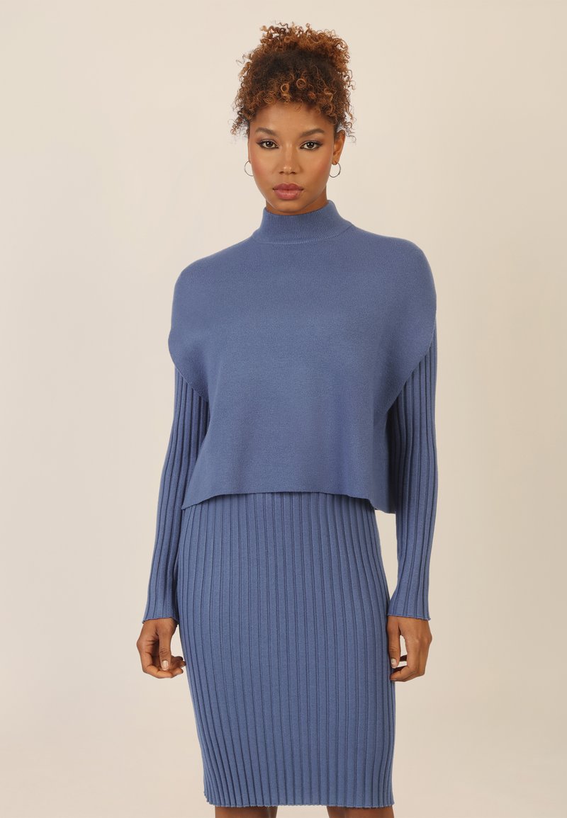 Apart SET - T-shirt basic - mittelblau