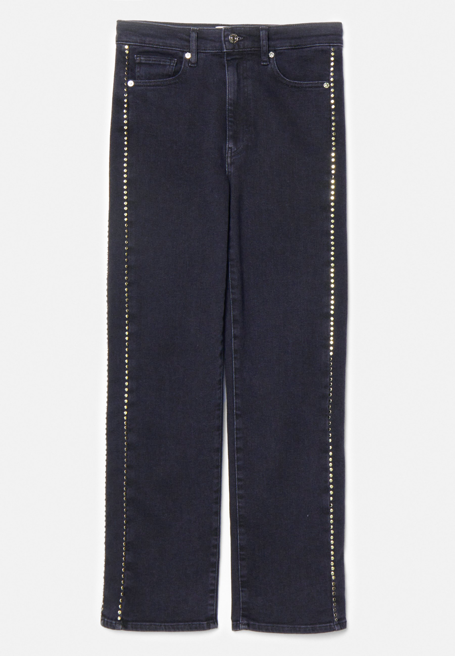 Tory Burch CROPPED KICK FLARE - Flared Jeans - black rinse