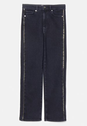 FRAME LE SLEEK STUDDED - Jeans Straight Leg - black
