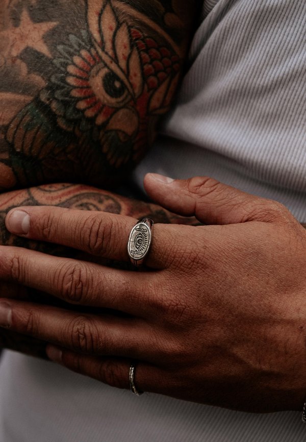 EYE - Ring - silberfarben