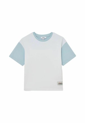 Reiss T-shirts print - white pale blue