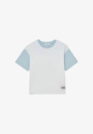 Reiss T-shirts print - white pale blue