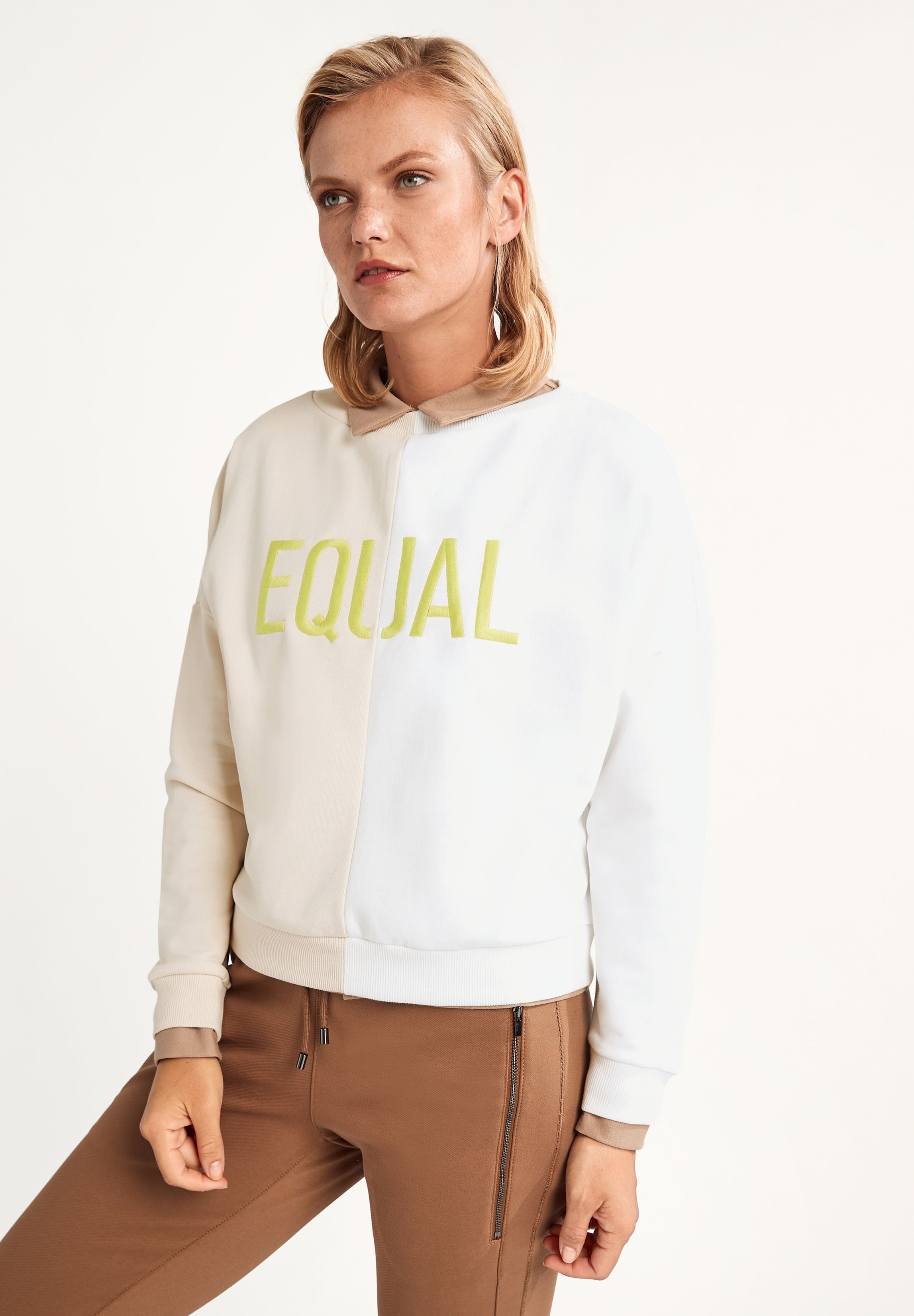 comma casual identity damen sweatshirt