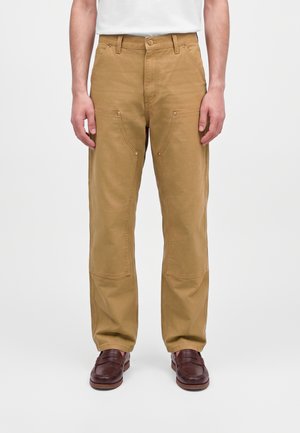 Carhartt WIP, DOUBLE KNEE PANT - Дънки със свободна кройка - wip dusty stone