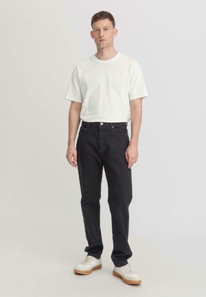 Straight leg jeans - black