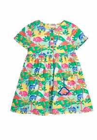 JoJo Maman Bébé - TROPICAL BIRD PET IN POCKET BUTTON FRONT - REGULAR FIT - Paitamekko - multi dinosaur Pienoiskuva 1