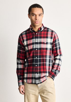 CHECK SHIRT - Krekls - ruby red