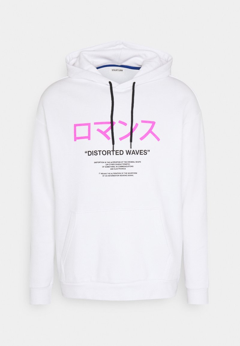 YOURTURN Jersey con capucha - white