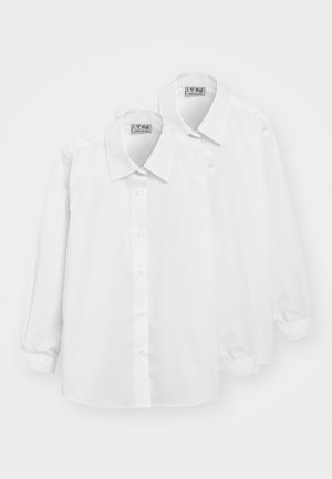 2ER-PACK - Bluza z gumbi - white
