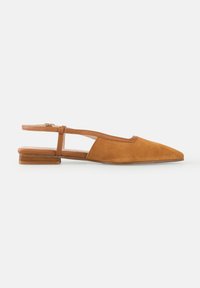 Alura MILENA SQUARE TOE HEELS - Balerini cu baretă la spate - brown
