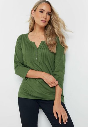 HENLEY - Long sleeved top - khaki