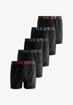 Next, 5 PACK - Boxer aderenti lunghi - black infil marl waistband