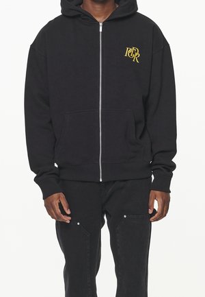 Sudadera con cremallera - black