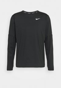 ELMNT CREW - Long sleeved top - black/reflective silver