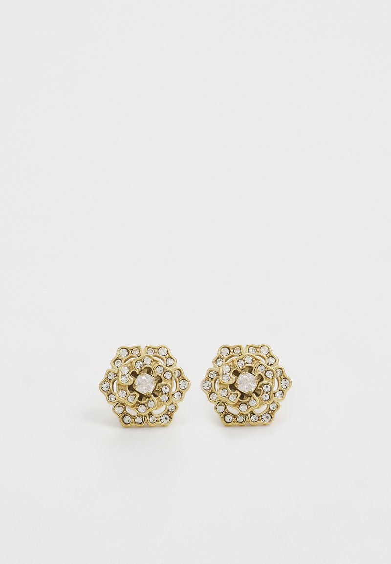 Guess LE FLEUR - Pendientes - yellow gold-coloured