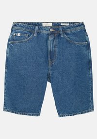 TOM TAILOR DENIM LOOSE FIT - Jeansshorts - clean mid stone blue denim