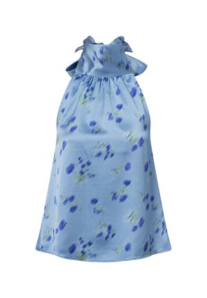 Bluse - hellblau royal