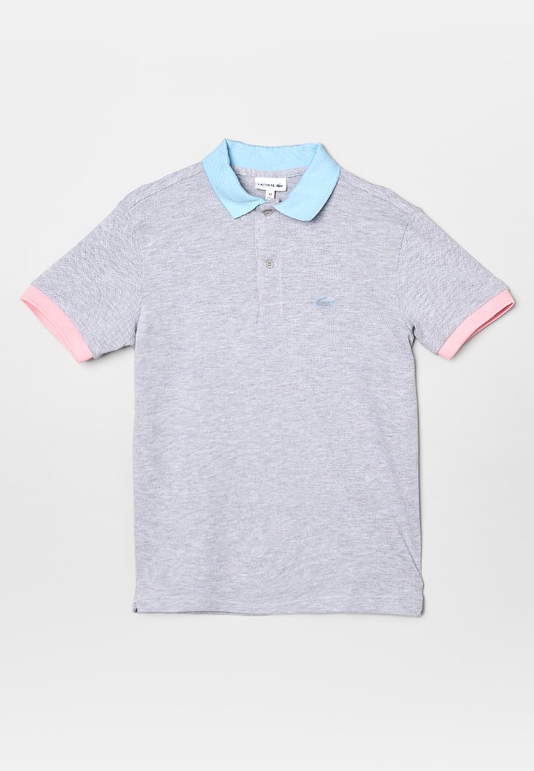 Lacoste Poloshirt zilverkleurig
