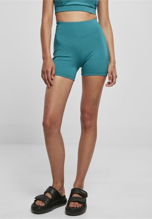Urban Classics HIGH WAIST CYCLE HOT - Short - watergreen