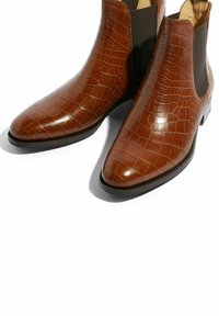 Scarosso GIANCARLO  - Botines - brown croco printed calf
