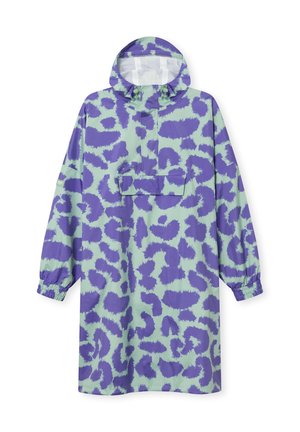 Larkson LYKKE Rain Poncho - Párka - mint lila leo