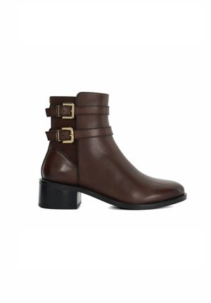 PATTER - Bottines de cowboy / motard - brown