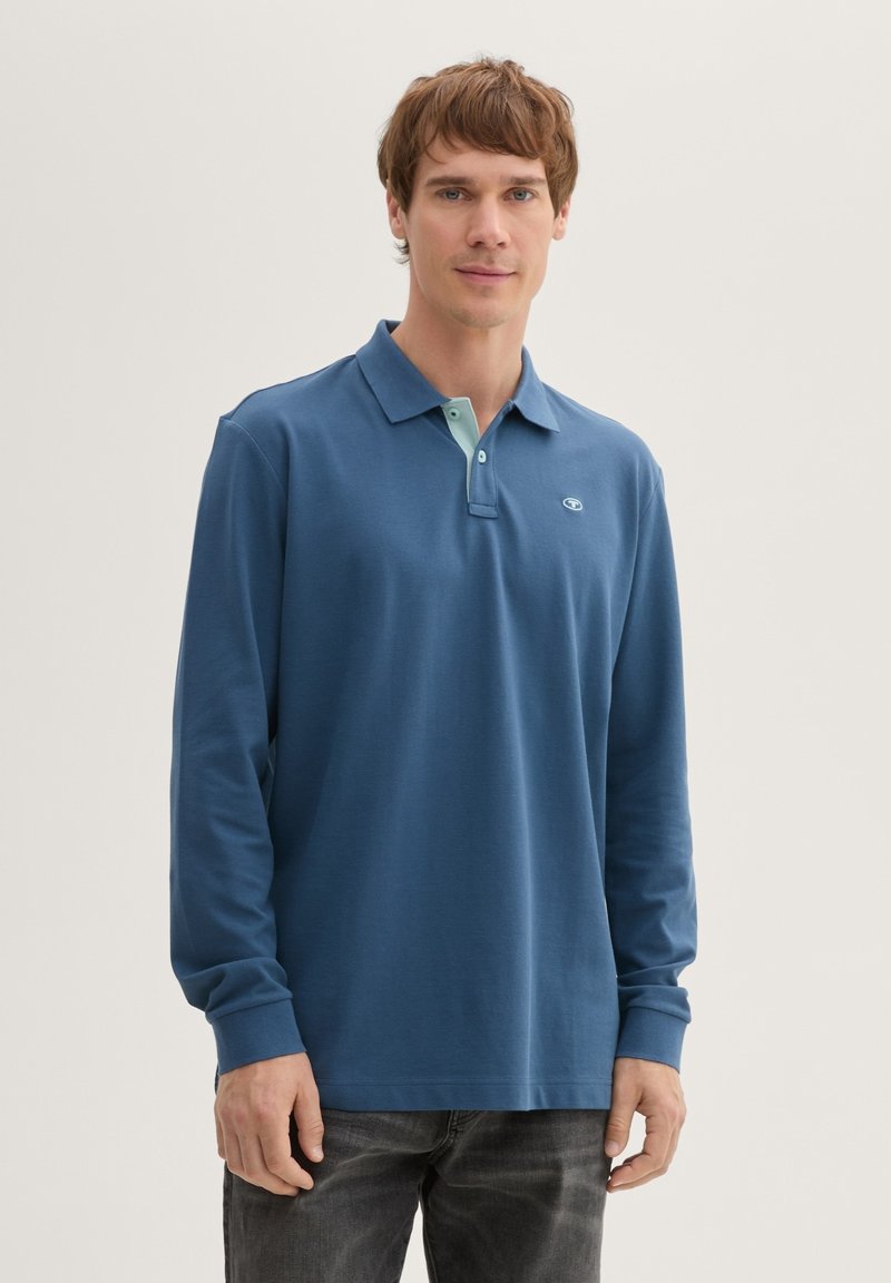 TOM TAILOR BASIC WITH CONTRAST - Polo marškinėliai - nighttime blue