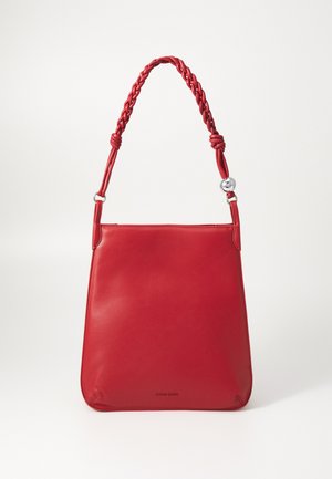FLAT TOTE - Tote bag - red ochre