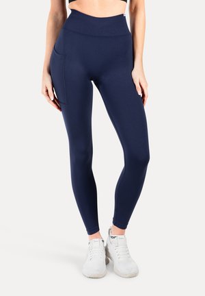 ADRIELLE SEAMLESS - Leggings - Byxor - marineblau