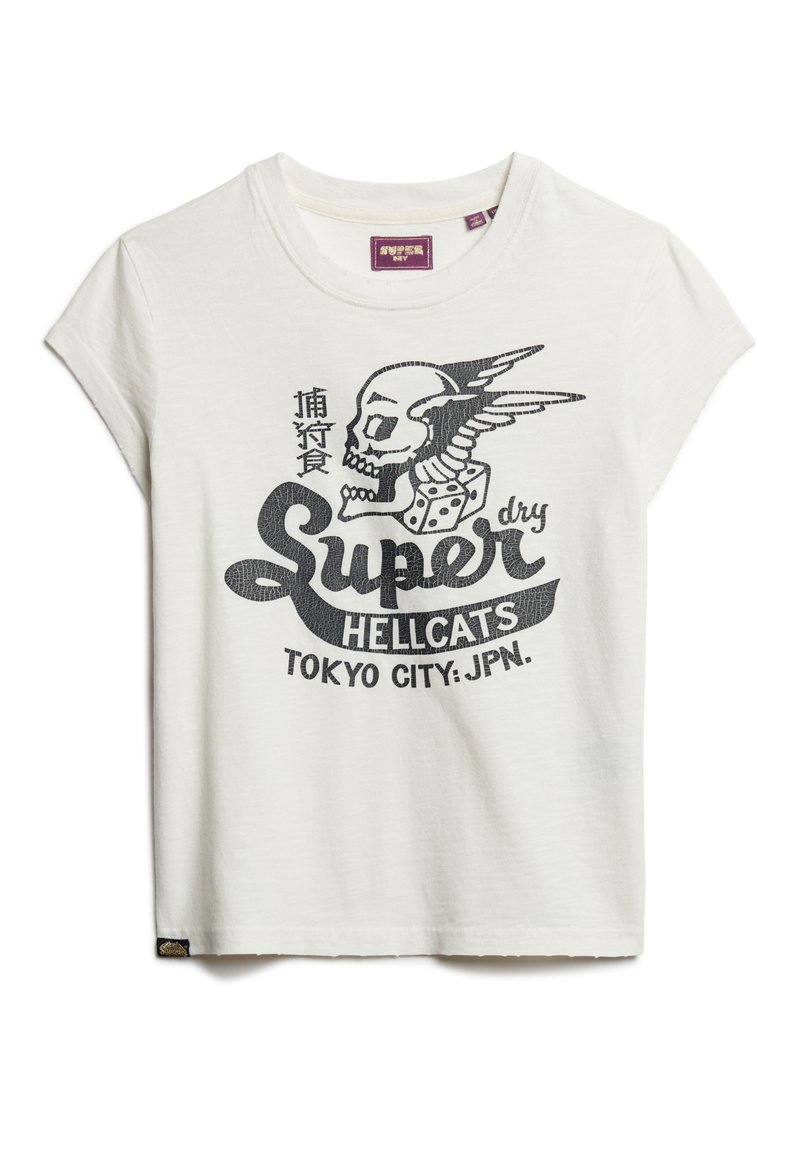 Superdry & Co T-shirt print wit Superdry & Co T-shirt print wit