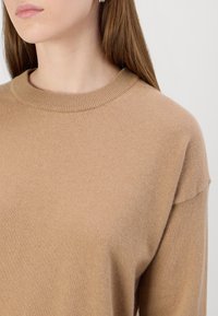 GANT C-NECK - Strickpullover - caramel beige