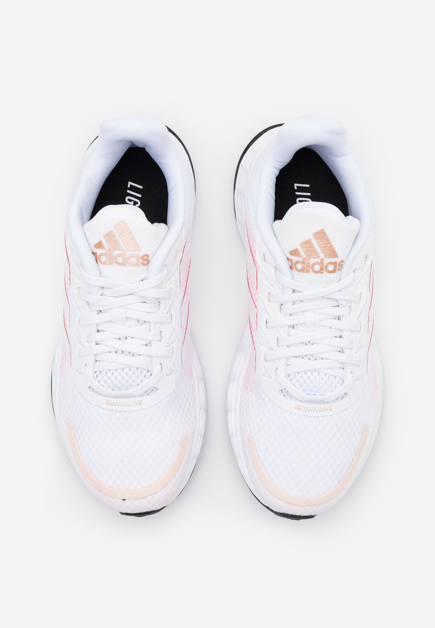 adidas Performance DURAMO CLASSIC LIGHTMOTION RUNNING SHOES - Nøytrale løpesko - footwear white/signal pink adidas Performance DURAMO CLASSIC LIGHTMOTION RUNNING SHOES - Nøytrale løpesko - footwear white/signal pink