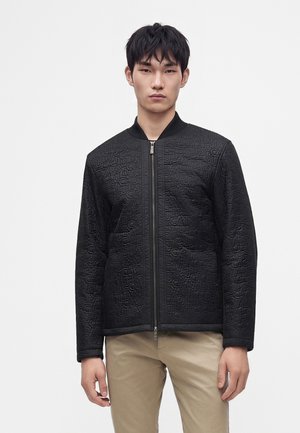 Just Cavalli, QUILTED LOGO - Μπουφάν τύπου bomber - black
