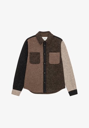 Les Deux, COLOURBLOCK - Light jacket - molé brown