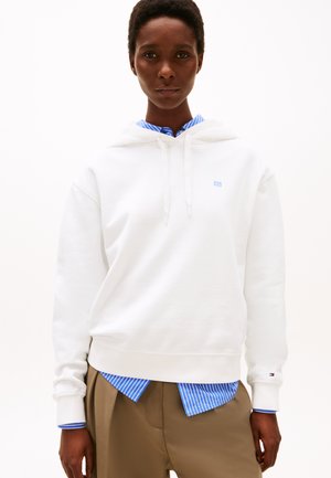 Tommy Hilfiger CONTRAST FLAG  - Sweatshirt - ecru