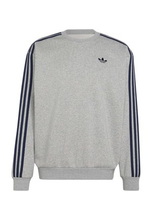 adidas Originals, CREW - Sportska majica - medium grey heather/night indigo