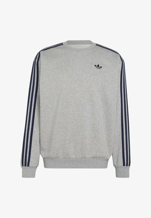 adidas Originals, CREW - Sweatshirt - medium grey heather/night indigo